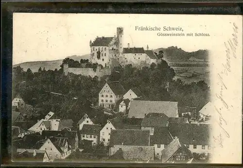 Goessweinstein Schloss / Goessweinstein /Forchheim LKR