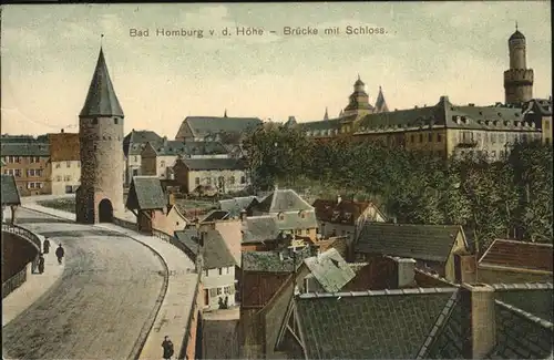 Bad Homburg Bruecke Schloss  / Bad Homburg v.d. Hoehe /Hochtaunuskreis LKR