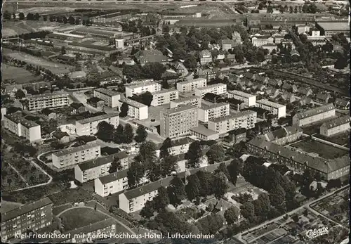 Kiel Fliegeraufnahme Foerde Hochhaus Hotel  / Kiel /Kiel Stadtkreis