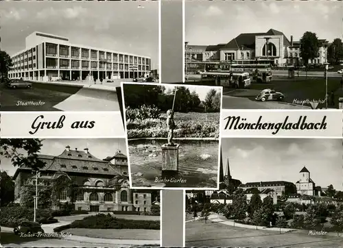 Moenchengladbach Bunter Garten Stadttheater Hauptbahnhof / Moenchengladbach /Moenchengladbach Stadtkreis