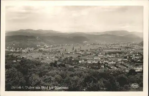 Loerrach Panorama Wiesental / Loerrach /Loerrach LKR