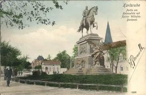 Karlsruhe Kaiser Wilhelm-Denkmal / Karlsruhe /Karlsruhe LKR