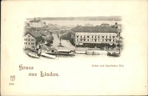 Lindau Bodensee Hafen Bayrischer Hof / Lindau (Bodensee) /Lindau LKR