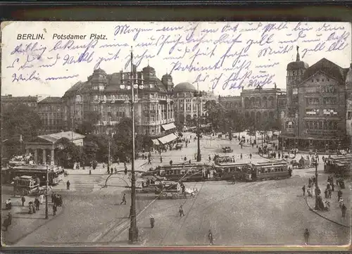 Berlin Potsdamer Platz Strassenbahn  / Berlin /Berlin Stadtkreis