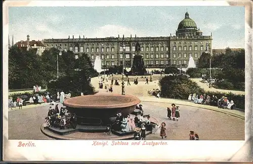 Berlin Schloss Lustgarten  / Berlin /Berlin Stadtkreis