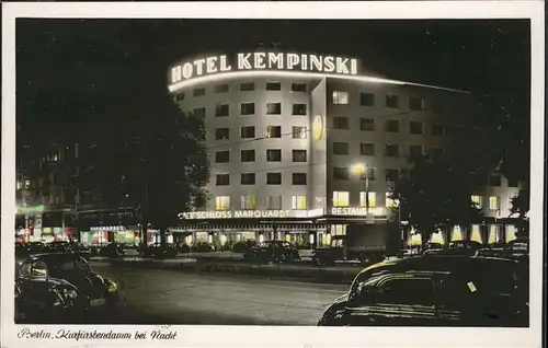 Berlin Kurfuerstendamm Hotel Kempinski / Berlin /Berlin Stadtkreis