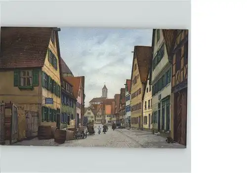 Dinkelsbuehl Untere Schmiedgasse / Dinkelsbuehl /Ansbach LKR