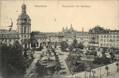 Mannheim Paradeplatz Kaufhaus  / Mannheim /Mannheim Stadtkreis