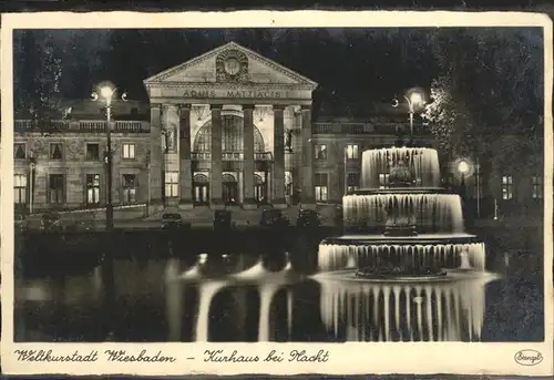 Wiesbaden Kurhaus Brunnen / Wiesbaden /Wiesbaden Stadtkreis