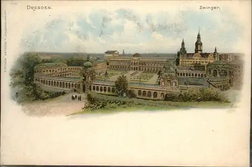 Dresden Zwinger / Dresden Elbe /Dresden Stadtkreis