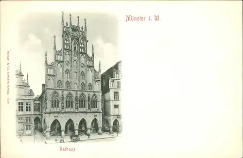 Muenster Westfalen Rathaus / Muenster /Muenster Stadtkreis