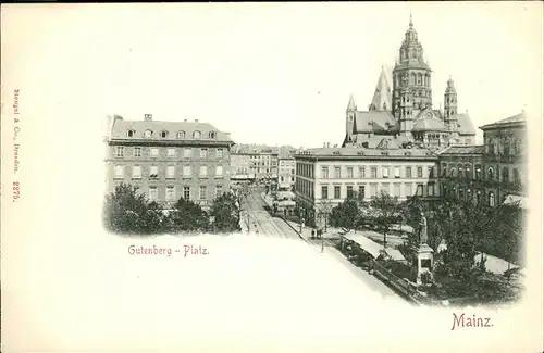 Mainz Rhein Gutenberg-Platz / Mainz Rhein /Mainz Stadtkreis