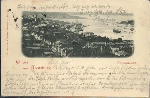 Flensburg Totalansicht / Flensburg /Flensburg Stadtkreis