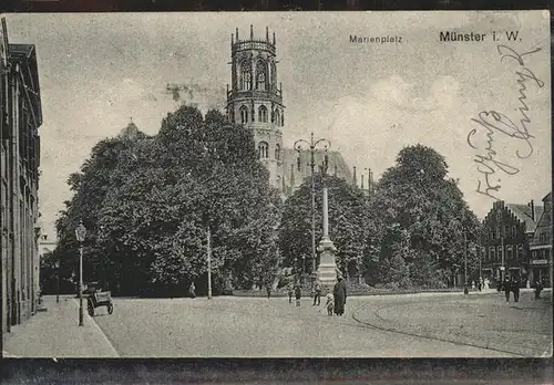 Muenster Westfalen Marienplatz / Muenster /Muenster Stadtkreis