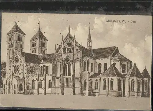 Muenster Westfalen Dom / Muenster /Muenster Stadtkreis