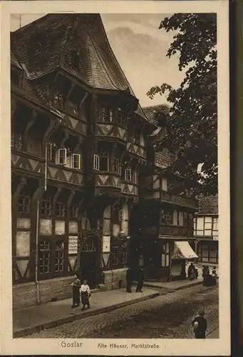 Goslar Marktstrasse, alte Haeuser / Goslar /Goslar LKR