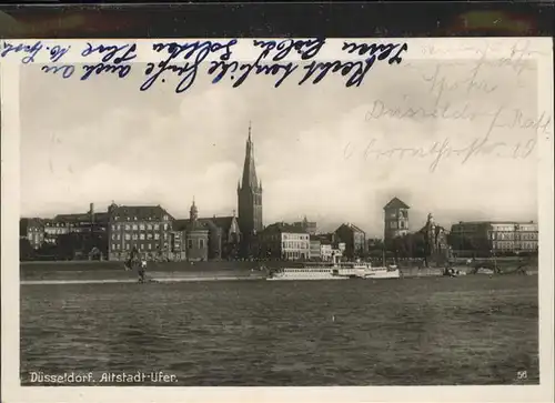 Duesseldorf Altstadt Ufer / Duesseldorf /Duesseldorf Stadtkreis