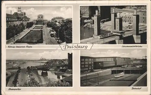 Duisburg Ruhr Bahnhof, Schwanentorbruecke, Koenig-Heinrich-Platz / Duisburg /Duisburg Stadtkreis