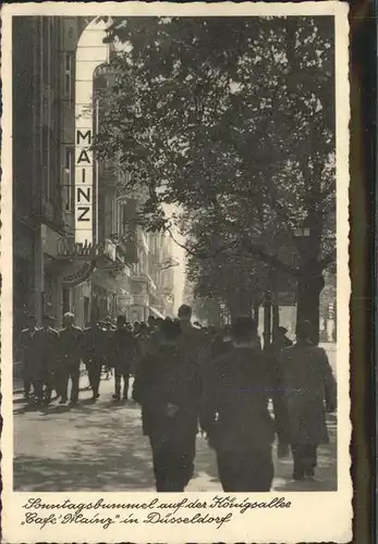 Duesseldorf Sonntagsbummel Koenigsallee Cafi Mainz Duesseldorf / Duesseldorf /Duesseldorf Stadtkreis