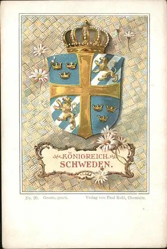 Chemnitz Schwedisches Wappen / Chemnitz /Chemnitz Stadtkreis