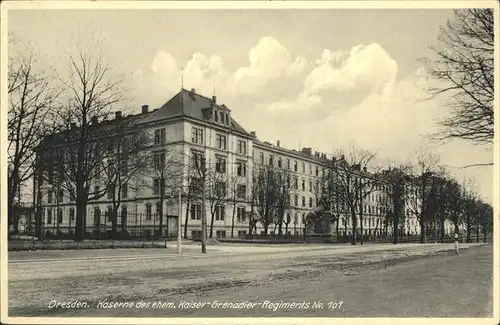 Dresden Kaserne Reg No 101 / Dresden Elbe /Dresden Stadtkreis