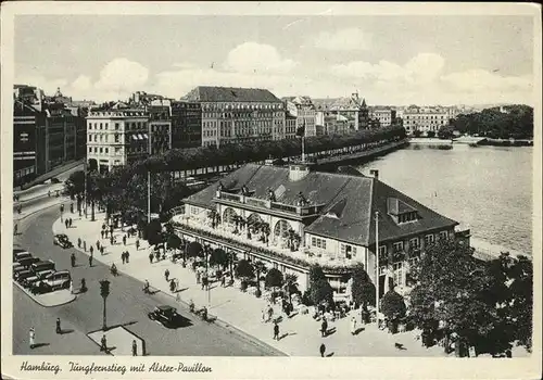 Hamburg Jungfernstieg Alster Pavillon / Hamburg /Hamburg Stadtkreis