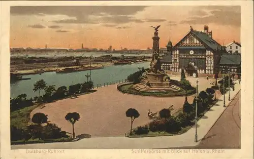 Duisburg Ruhr Schifferboerse Hafen Schiff  / Duisburg /Duisburg Stadtkreis