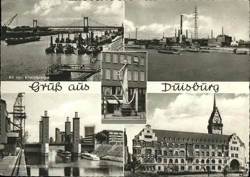 Duisburg Ruhr Rheinbruecke Schwanentorbruecke  / Duisburg /Duisburg Stadtkreis