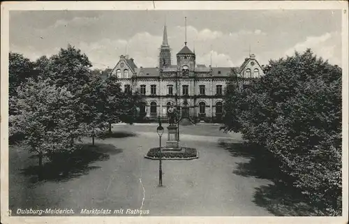 Duisburg Ruhr Marktplatz Rathaus  / Duisburg /Duisburg Stadtkreis