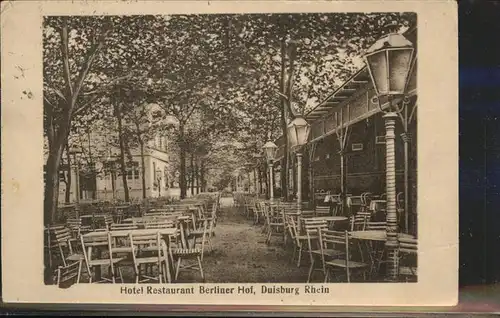 Duisburg Ruhr Hotel Restaurant Berliner Hof / Duisburg /Duisburg Stadtkreis