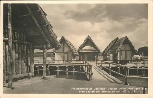 Unteruhldingen Pfahlbauten / Uhldingen-Muehlhofen /Bodenseekreis LKR