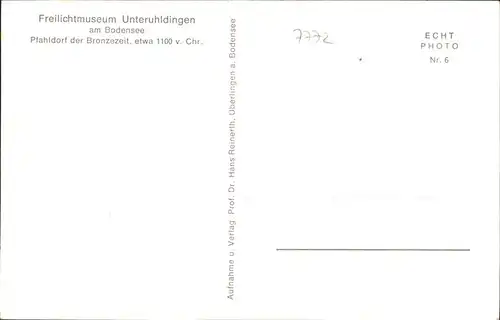 Unteruhldingen Pfahldorf / Uhldingen-Muehlhofen /Bodenseekreis LKR