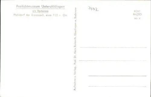 Unteruhldingen Pfahldorf / Uhldingen-Muehlhofen /Bodenseekreis LKR