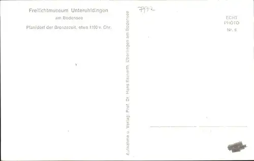 Unteruhldingen Pfahldorf / Uhldingen-Muehlhofen /Bodenseekreis LKR