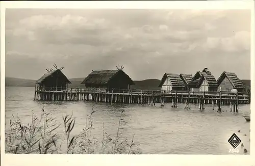 Unteruhldingen Pfahlbauten / Uhldingen-Muehlhofen /Bodenseekreis LKR