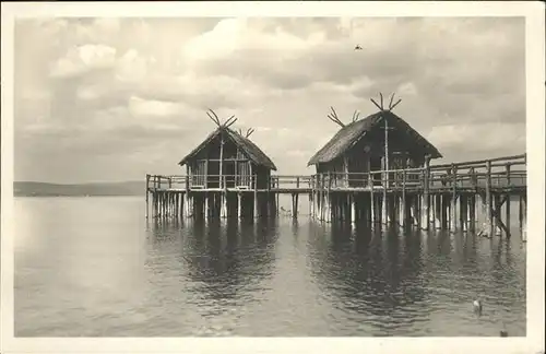 Unteruhldingen Pfahlbauten / Uhldingen-Muehlhofen /Bodenseekreis LKR