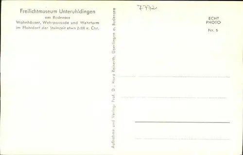 Unteruhldingen Pfahldorf Wehrturm / Uhldingen-Muehlhofen /Bodenseekreis LKR