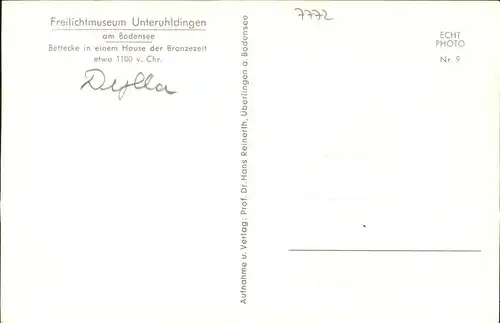 Unteruhldingen Bett Haus Bronzezeit Pfahldorf / Uhldingen-Muehlhofen /Bodenseekreis LKR