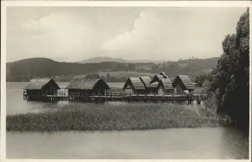 Unteruhldingen Pfahlbauten / Uhldingen-Muehlhofen /Bodenseekreis LKR