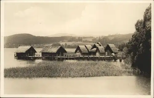 Unteruhldingen Pfahlbauten / Uhldingen-Muehlhofen /Bodenseekreis LKR