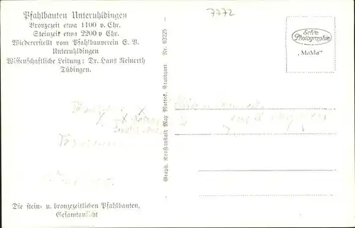 Unteruhldingen Pfahlbauten / Uhldingen-Muehlhofen /Bodenseekreis LKR