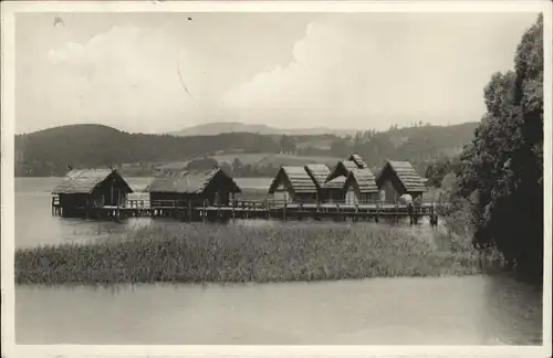 Unteruhldingen Pfahlbauten / Uhldingen-Muehlhofen /Bodenseekreis LKR