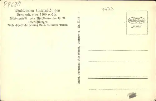 Unteruhldingen Pfahlbauten / Uhldingen-Muehlhofen /Bodenseekreis LKR