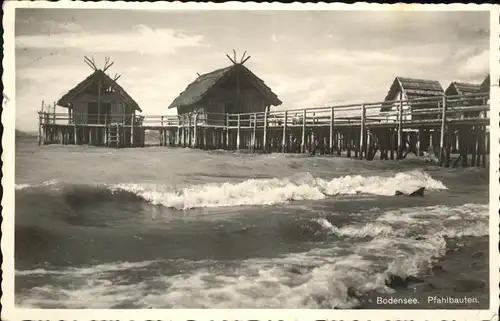 Unteruhldingen Pfahlbauten Bodensee / Uhldingen-Muehlhofen /Bodenseekreis LKR