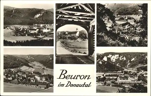 Beuron Donautal Gesamtansicht Donautal / Beuron /Sigmaringen LKR