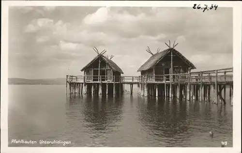 Unteruhldingen Pfahlbauten / Uhldingen-Muehlhofen /Bodenseekreis LKR