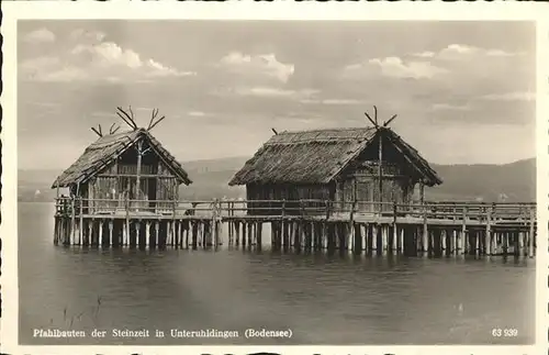 Unteruhldingen Pfahlbauten / Uhldingen-Muehlhofen /Bodenseekreis LKR