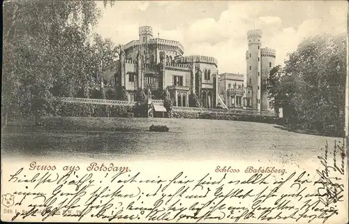 Potsdam Schloss Babelsberg / Potsdam /Potsdam Stadtkreis