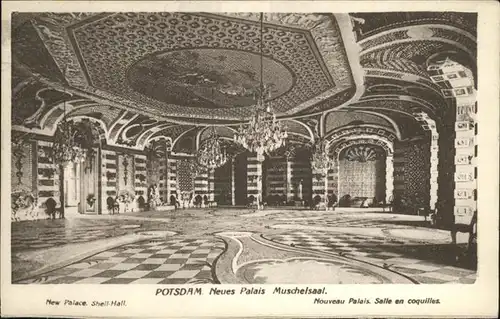Potsdam Neues Palais Muschelsaal / Potsdam /Potsdam Stadtkreis
