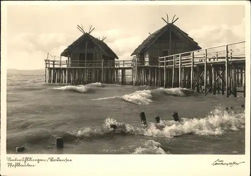 Unteruhldingen Pfahlbauten / Uhldingen-Muehlhofen /Bodenseekreis LKR